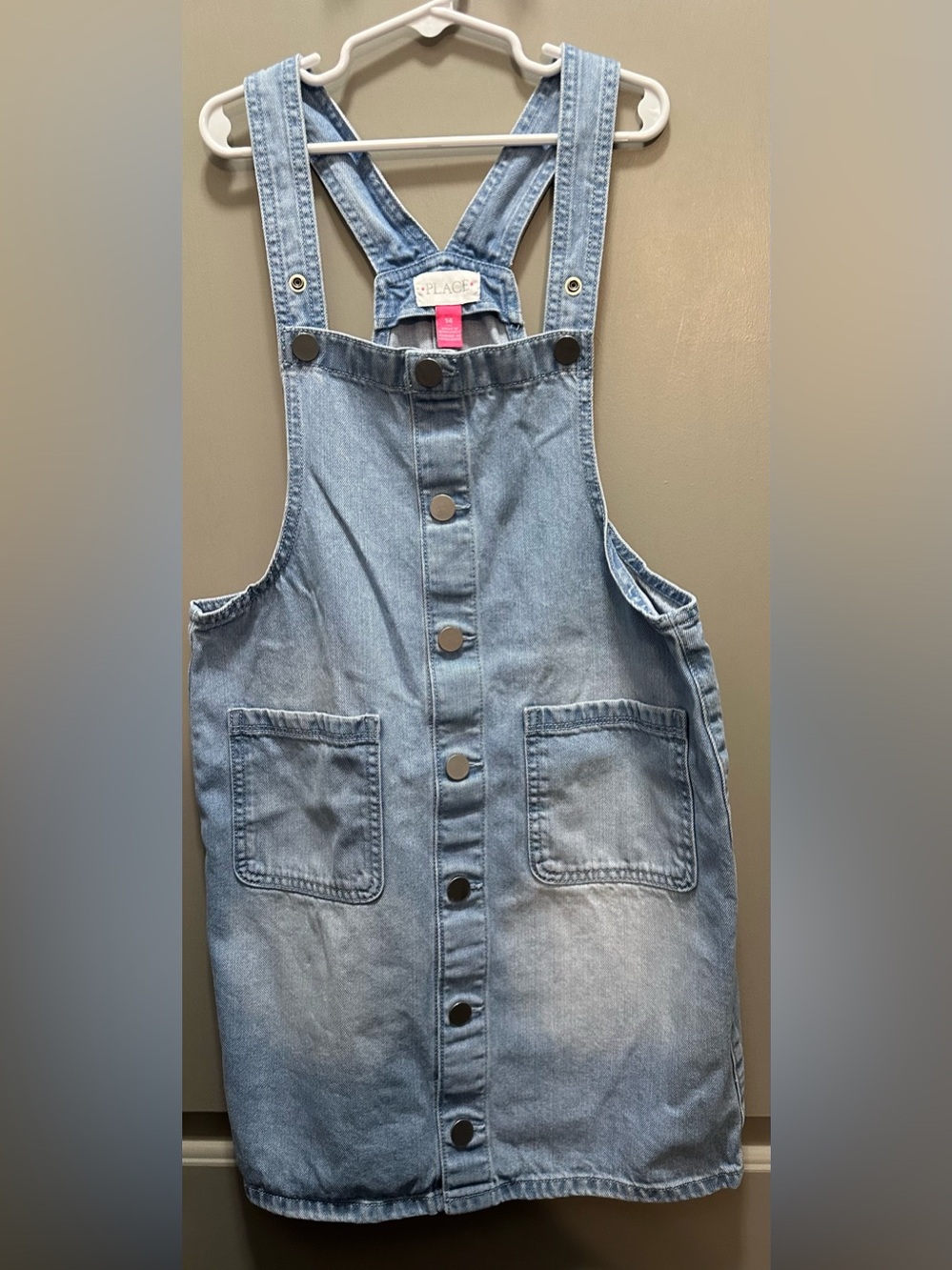 Place Size 14 Cotton Denim Jumper EUC